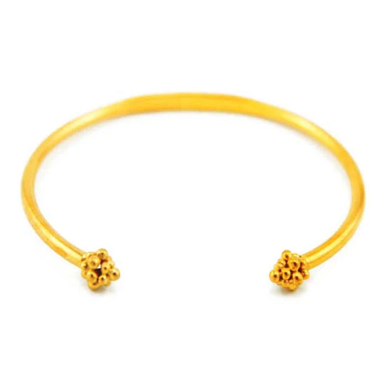 Zaza Ball Cuff Bracelet Jawan Gold