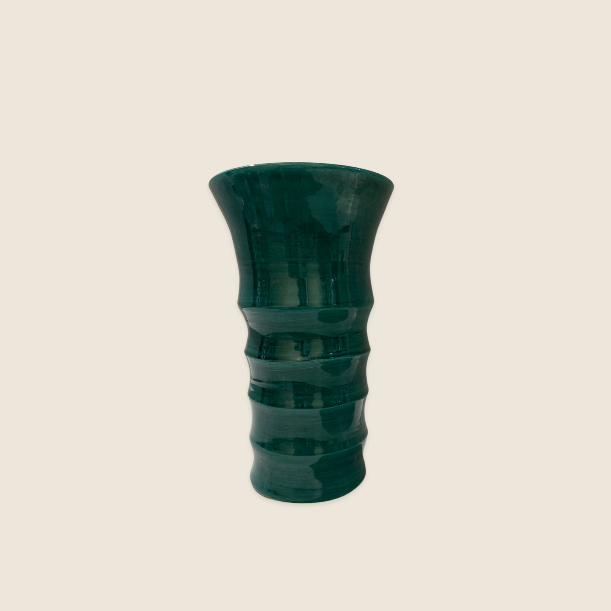 Green Ceramic Vase - Hearth Co