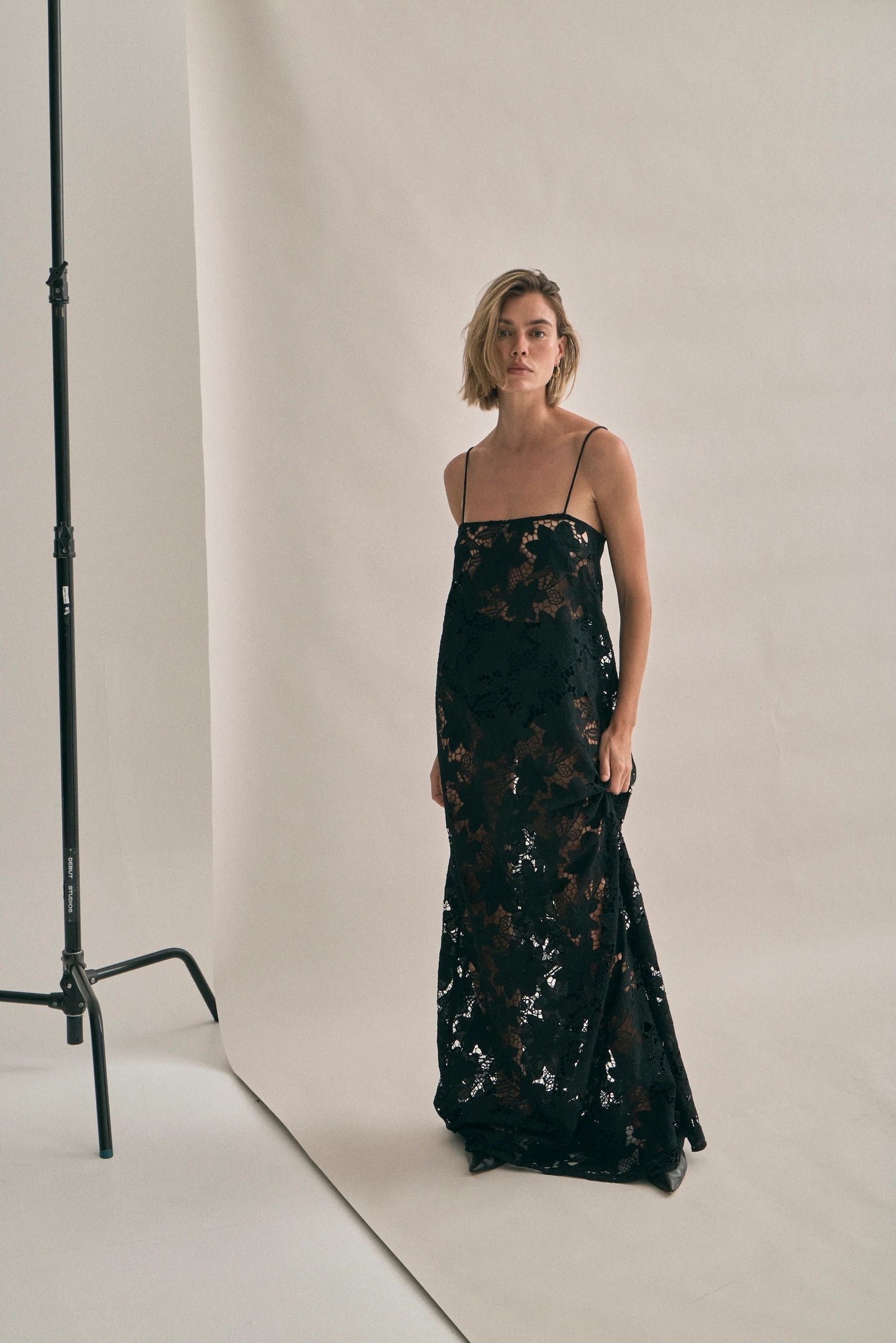 Camilla Dress - Noir Crochet Lace Regular price - Hearth Co