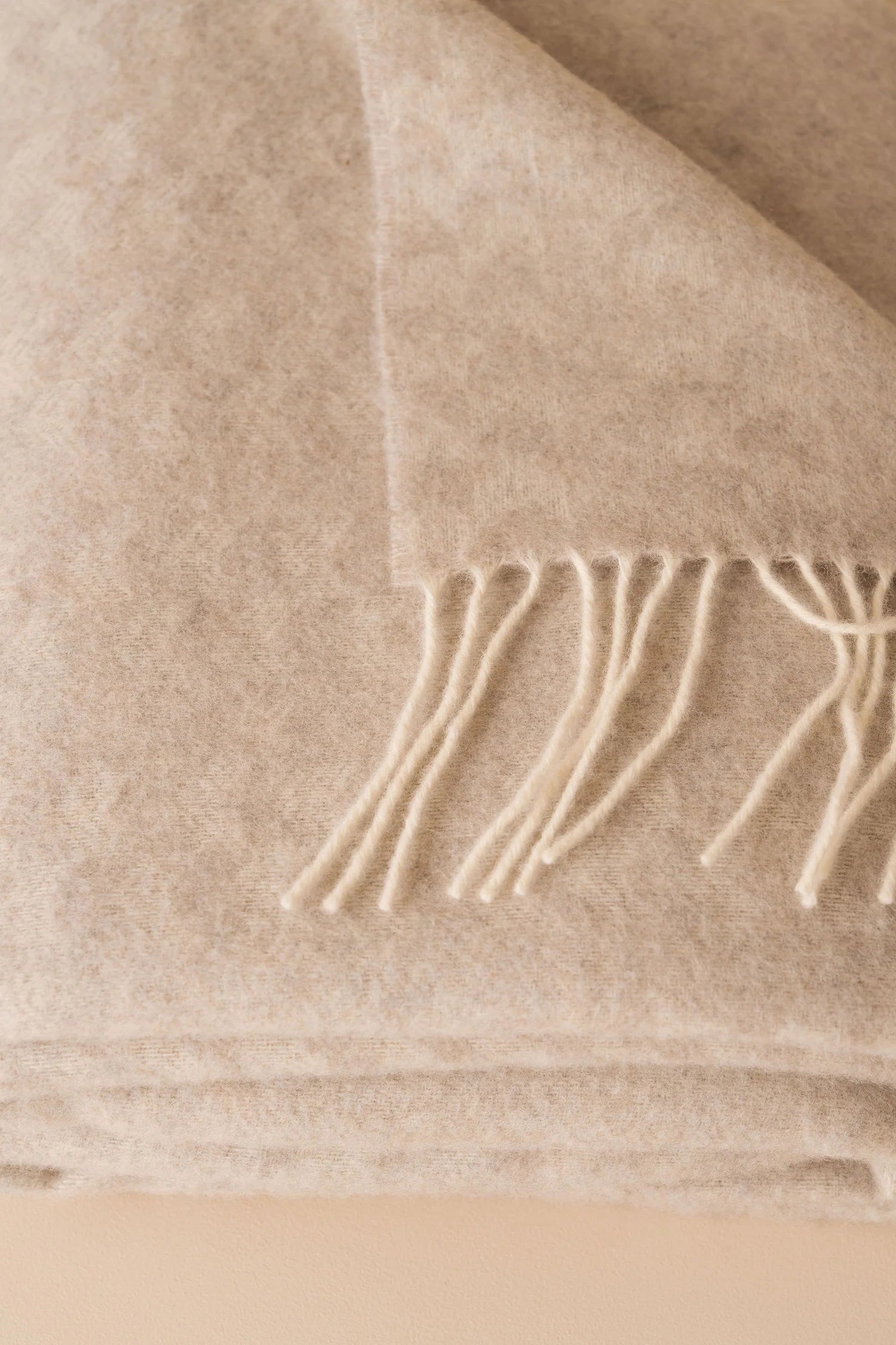 Cashmere Wool Throw | Clay - Hearth Co