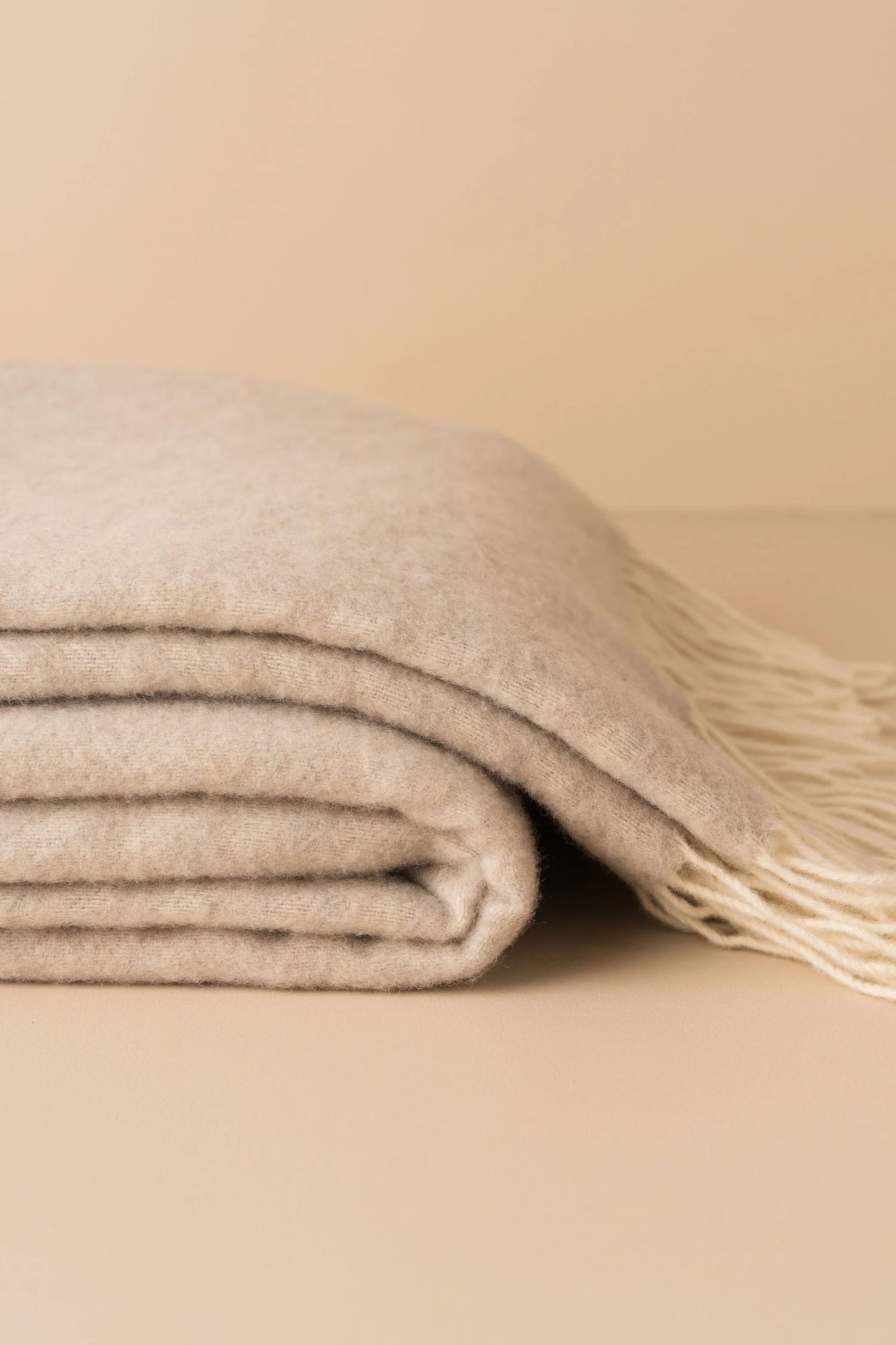 Cashmere Wool Throw | Clay - Hearth Co