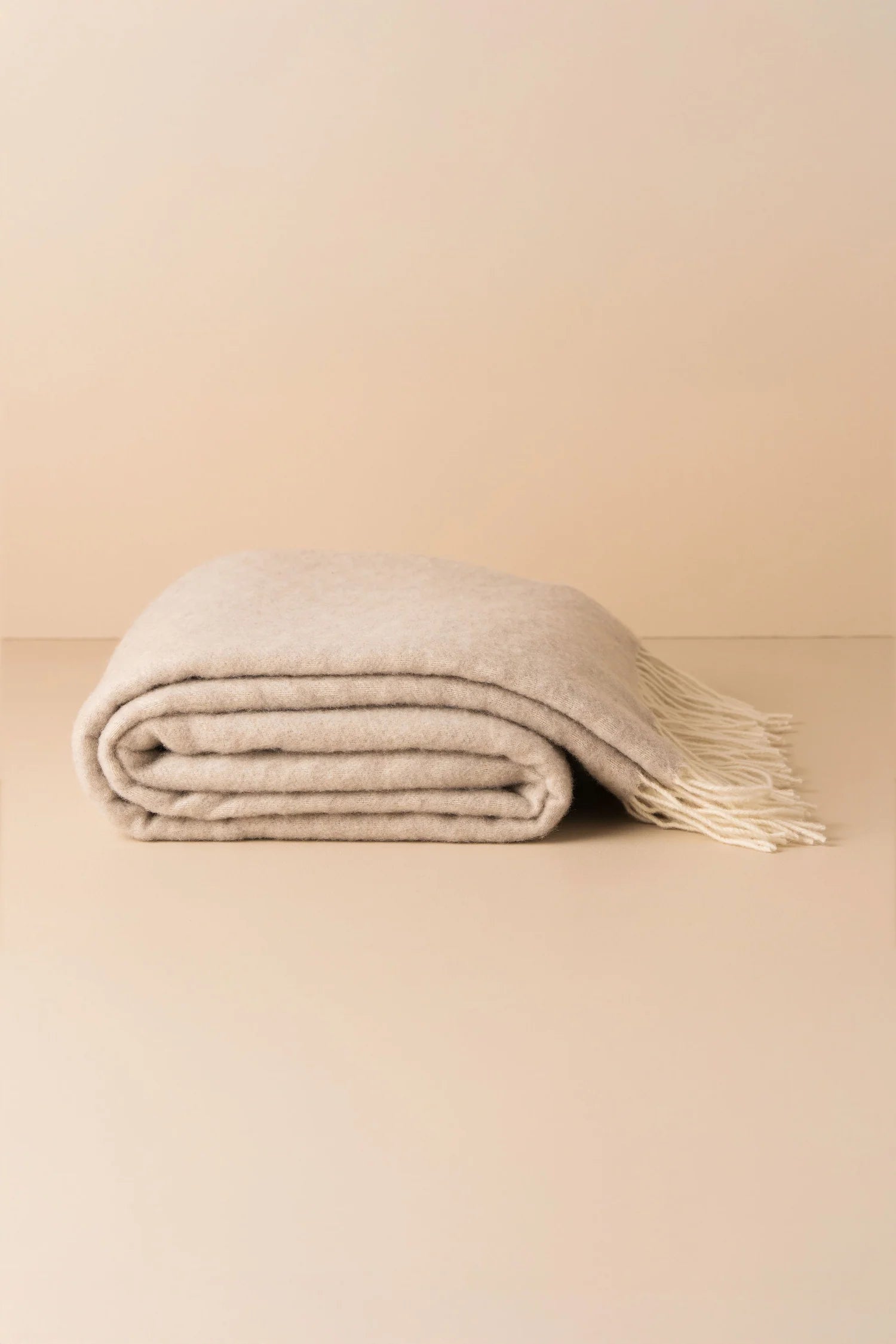 Cashmere Wool Throw | Clay - Hearth Co