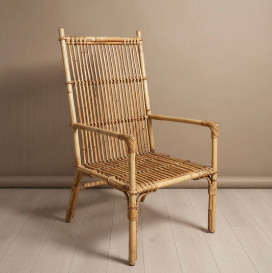 Antique French Rattan Chair - Hearth Co