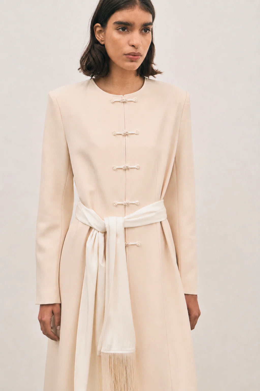 Freya Coat - Blush - Hearth Co