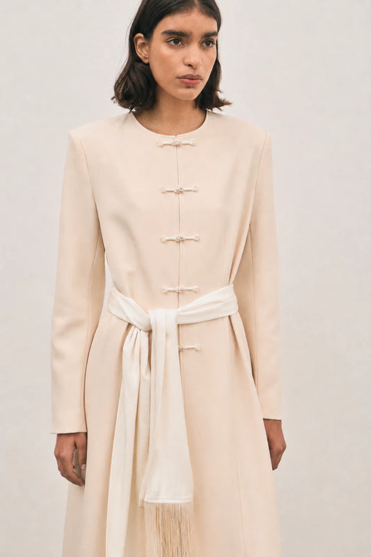 Freya Coat - Blush - Hearth Co