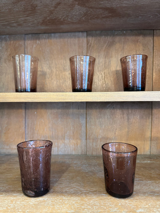 Large Vodka Shot Glasses - Murano Glass