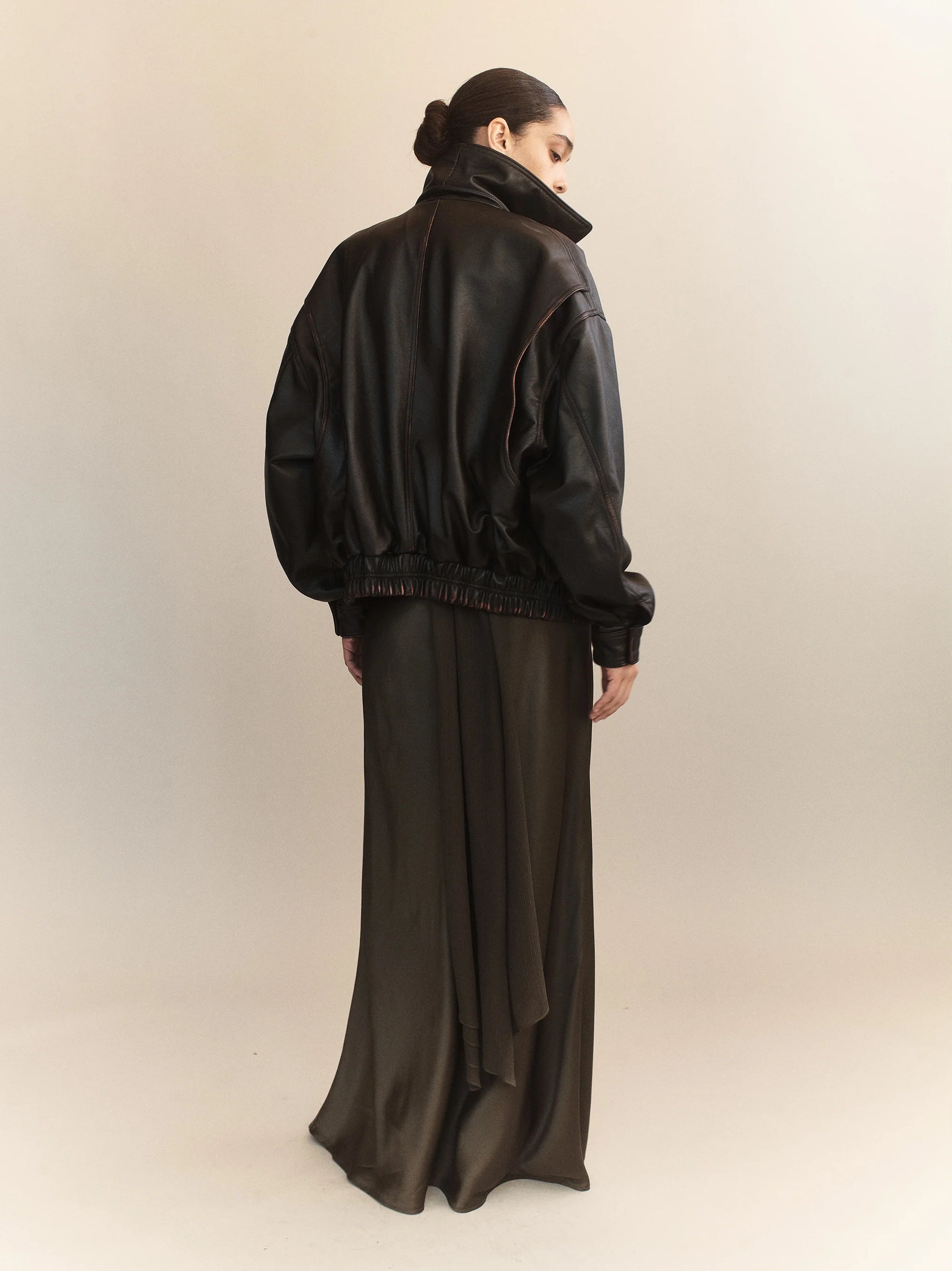 Hektor Cowhide Leather Bomber - Hearth Co