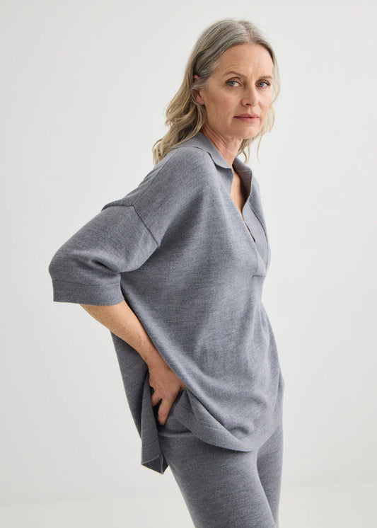Laing Relaxed Merino Polo
