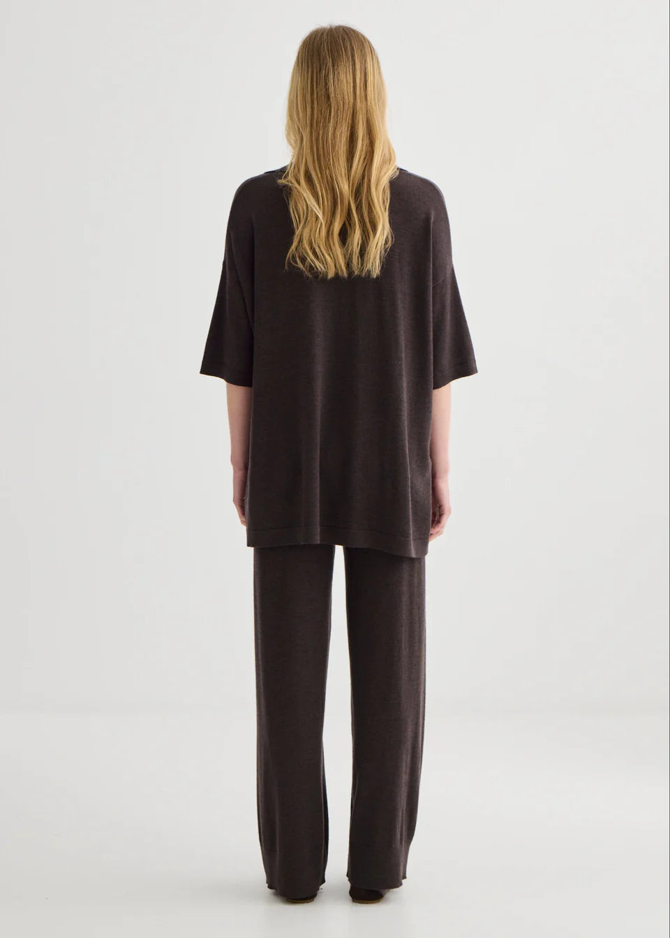 Laing Wide Leg Merino Knit Trousers - Hearth Co