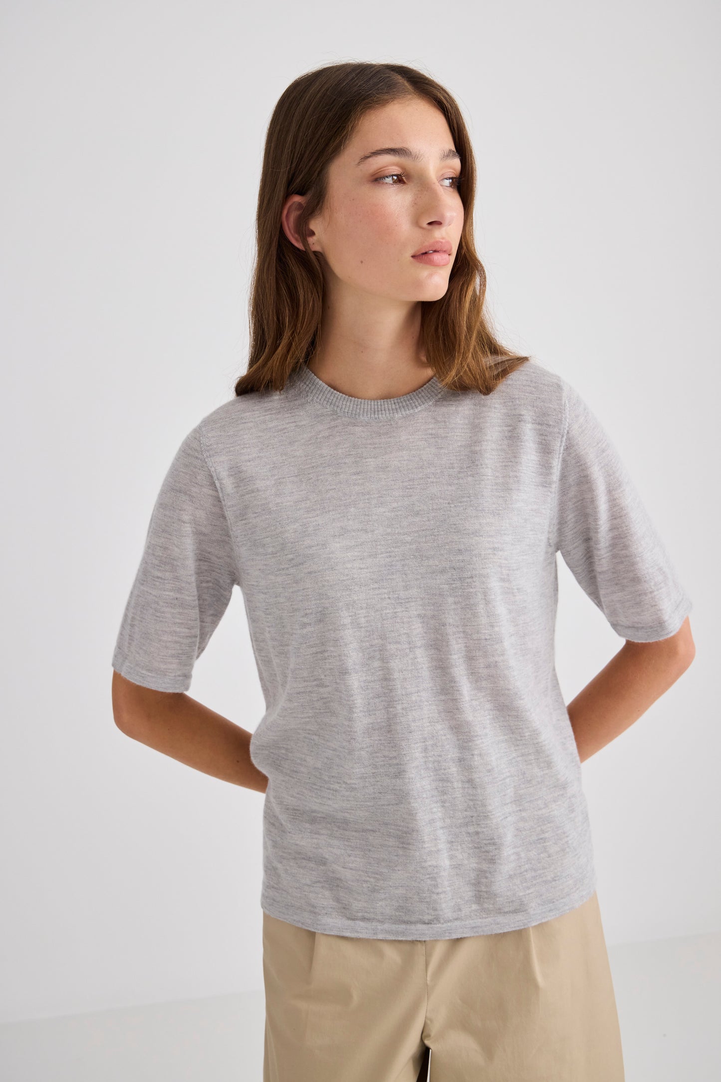 Featherlight Pure Cashmere T-Shirt
