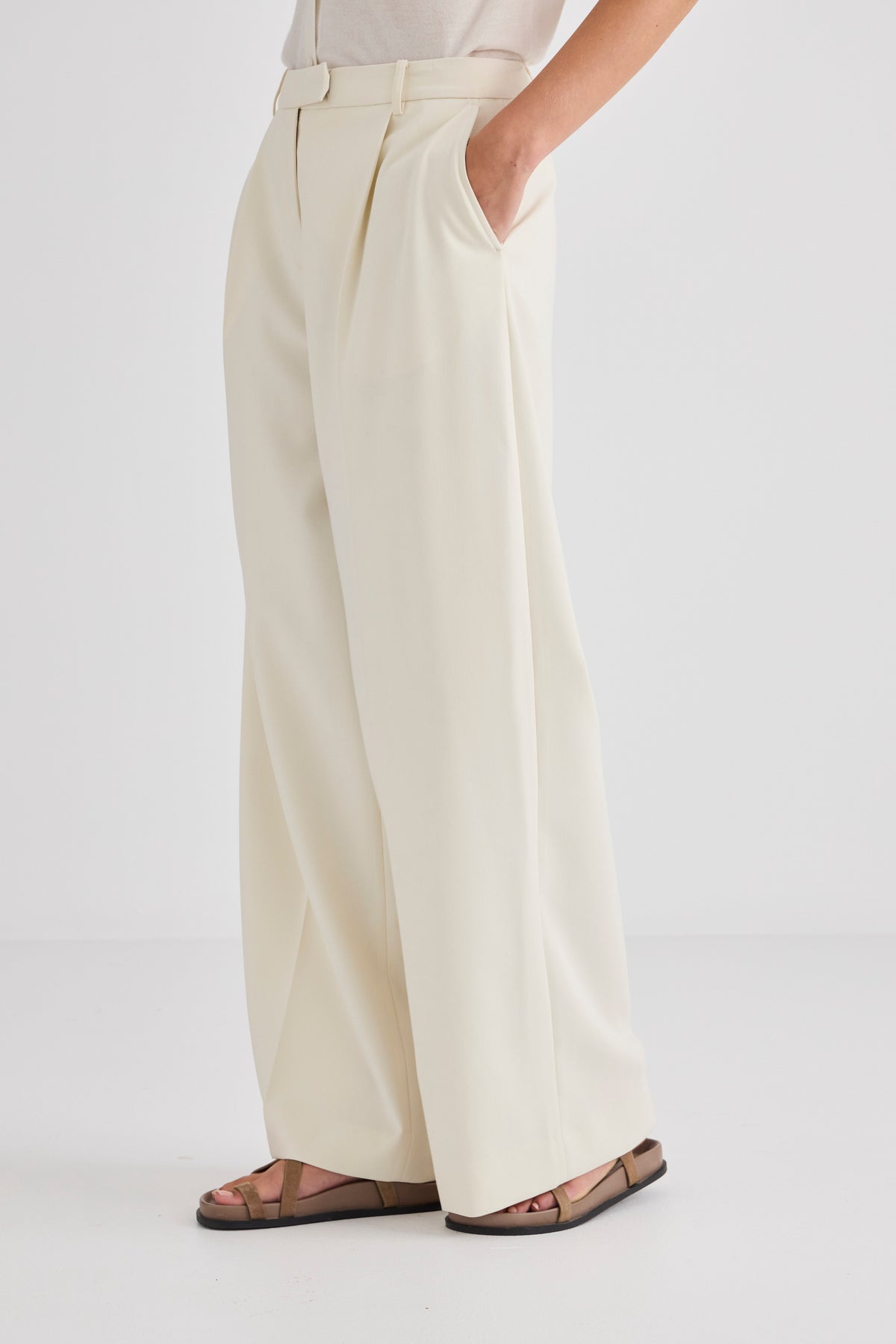 Simone Wide Leg Trouser - Hearth Co