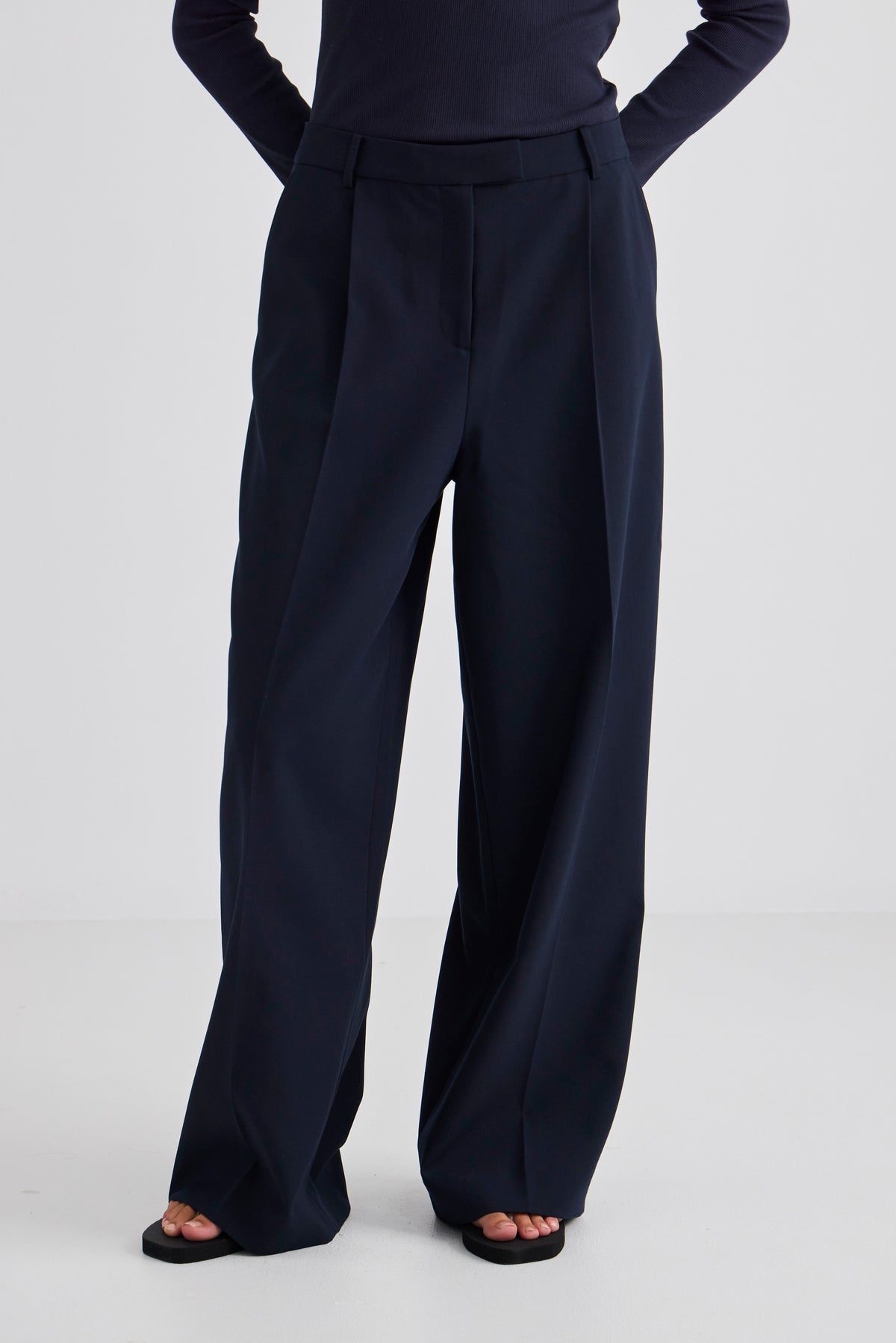 Simone Wide Leg Trouser - Hearth Co