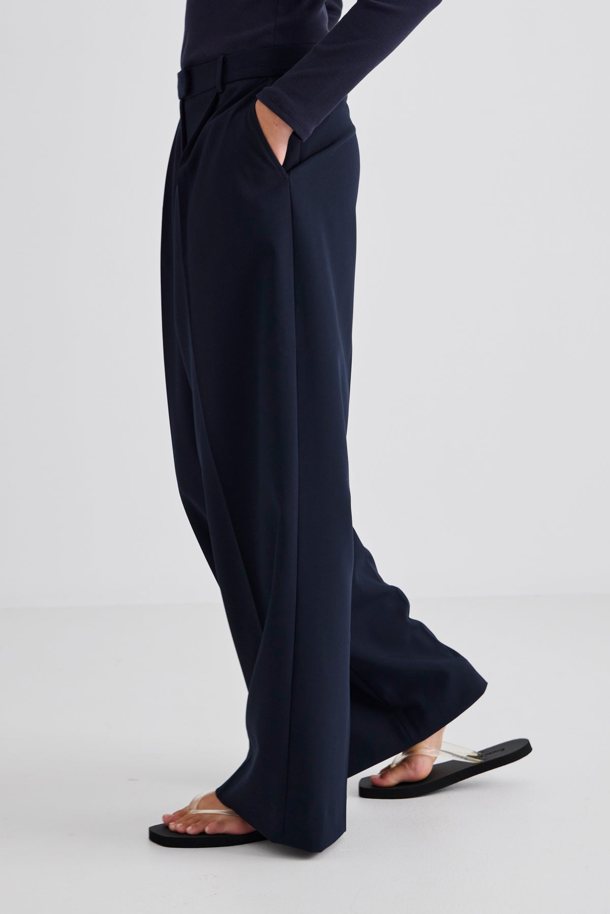 Simone Wide Leg Trouser - Hearth Co