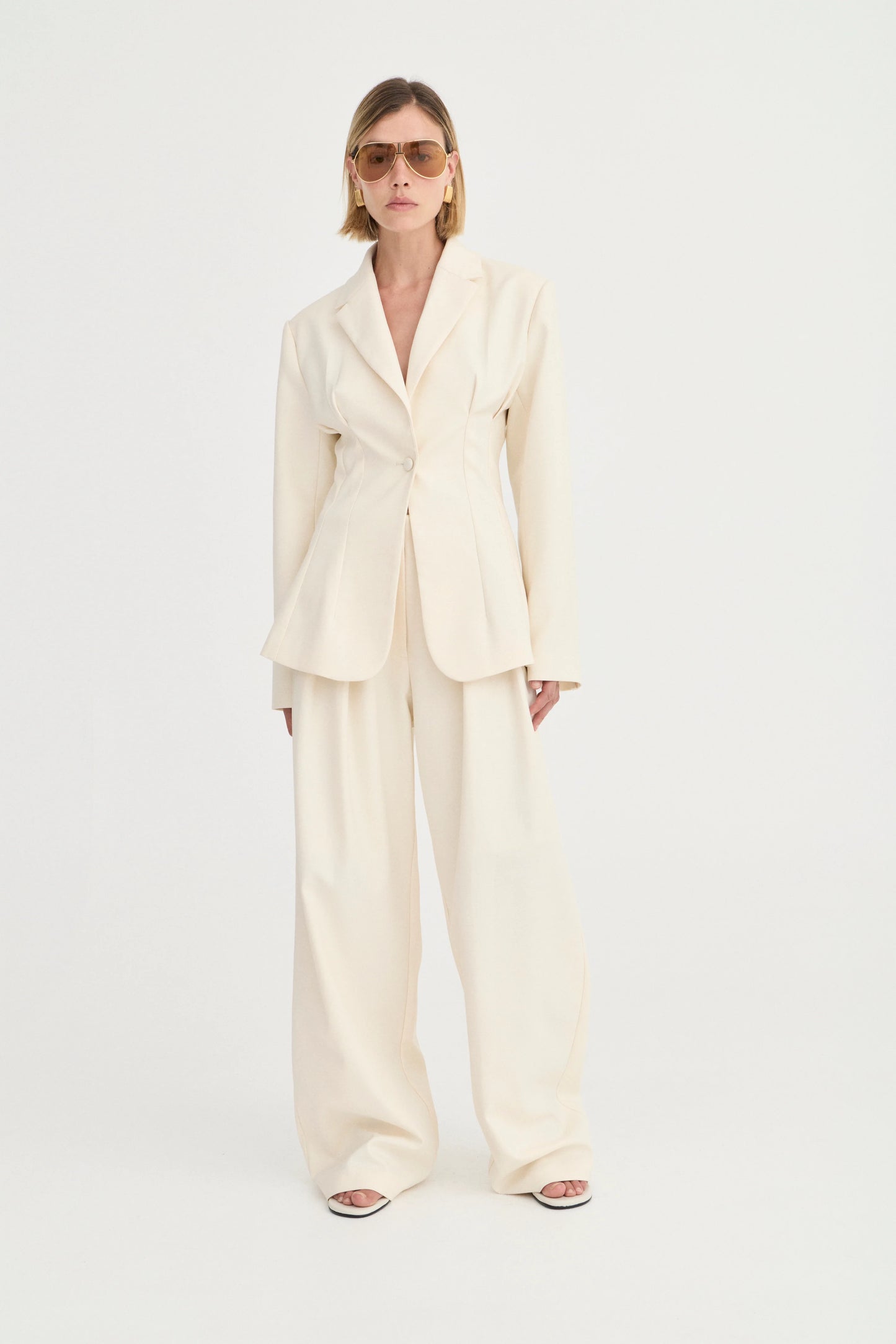 Lottie Pants - Ivory - Hearth Co