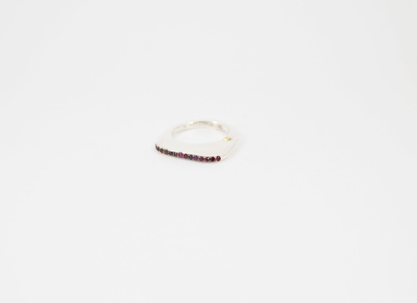 Rosa Maria Milo Ring — Sterling Silver & Ruby - Hearth Co