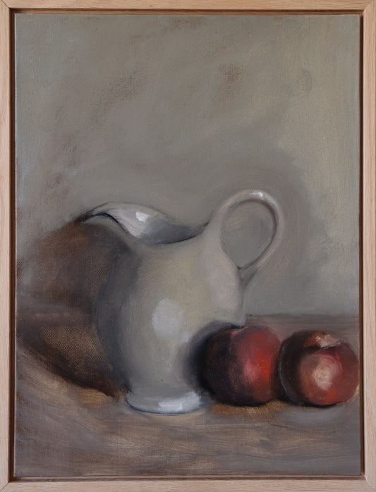 Jessica Olpp - Nature morte au pichet et aux pommes - Hearth Co
