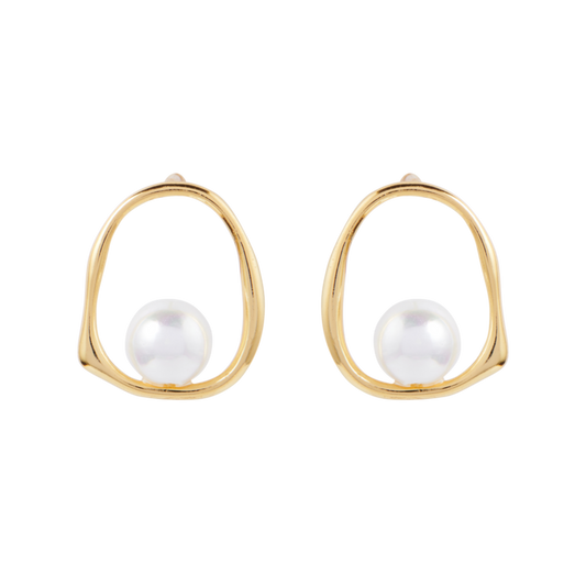 Pearl Eclipse Earrings