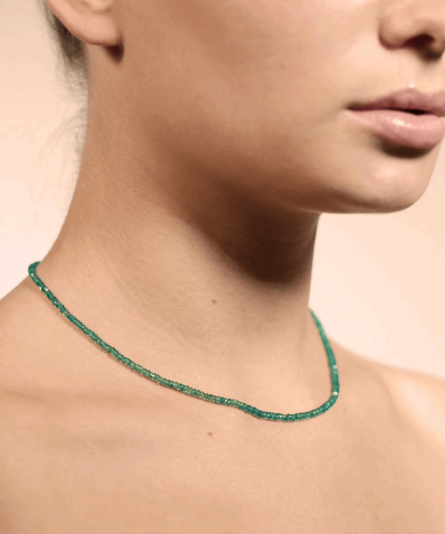 Pigna by Kristina Ammitzboll - Emerald Necklace