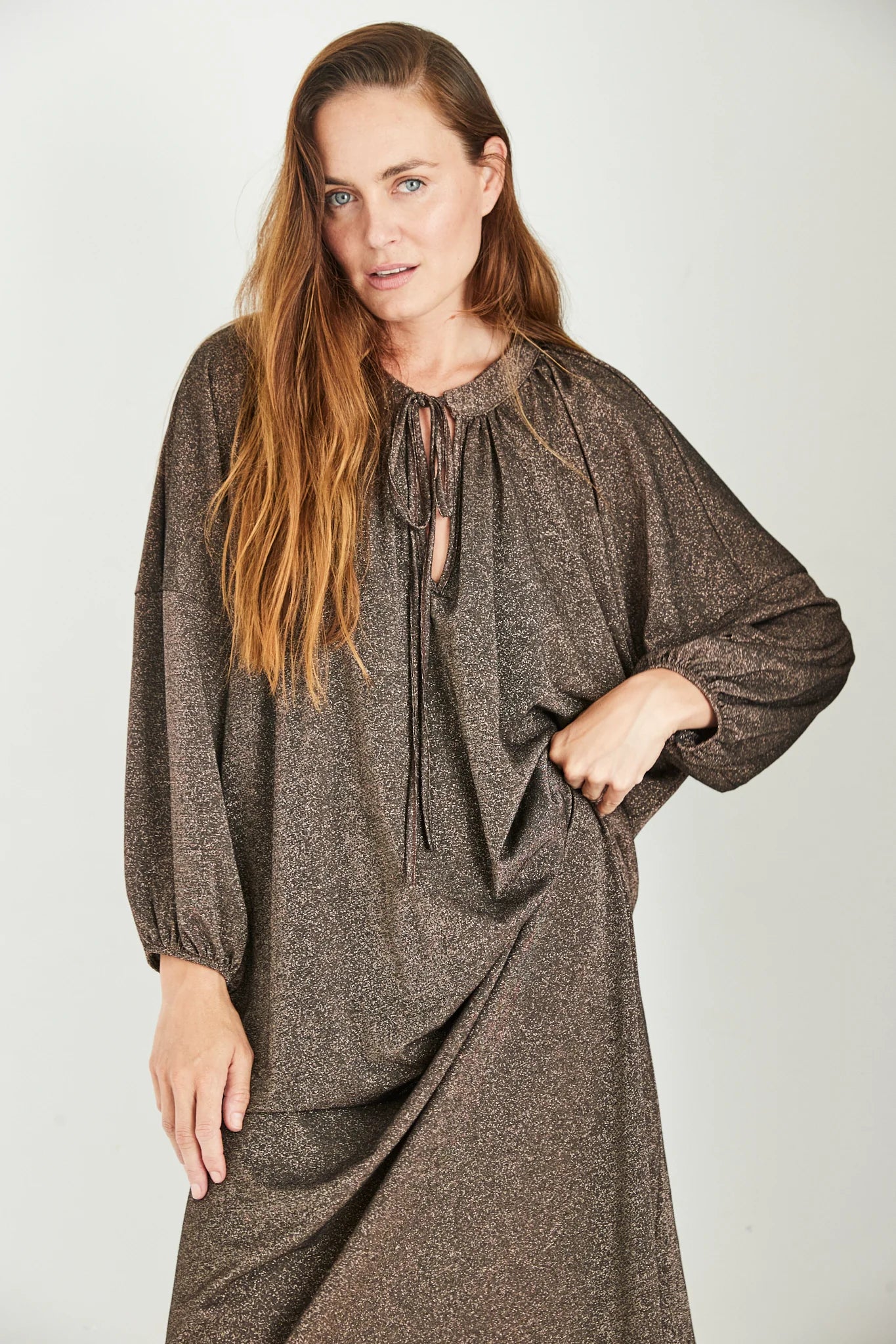 Mamapapa - Raf Shimmer Dress - Hearth Co