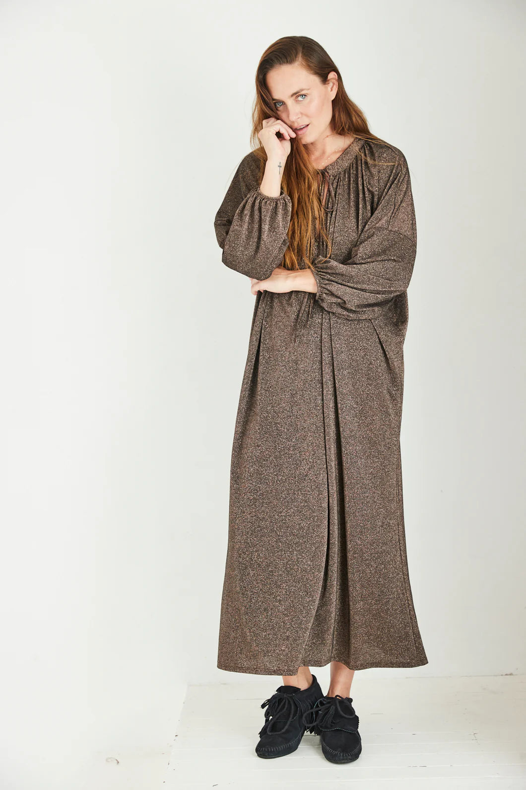 Mamapapa - Raf Shimmer Dress - Hearth Co