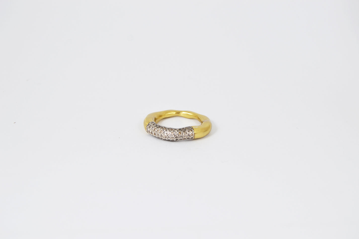 Rosa Maria Sei 5 Ring — Copper, Sterling Silver & Cognac Diamond - Hearth Co