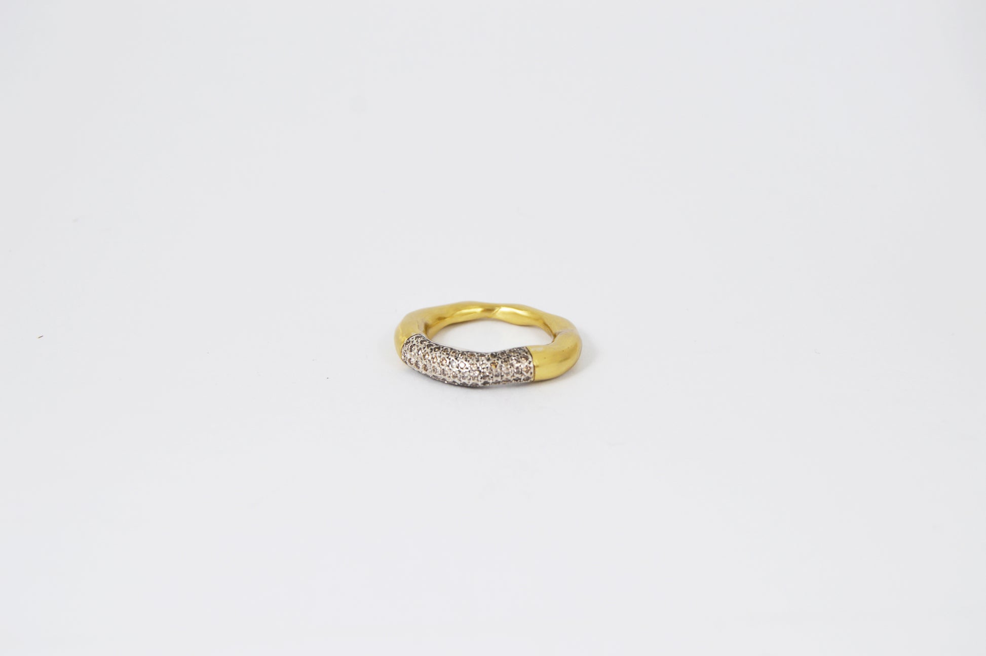 Rosa Maria Sei 5 Ring — Copper, Sterling Silver & Cognac Diamond - Hearth Co