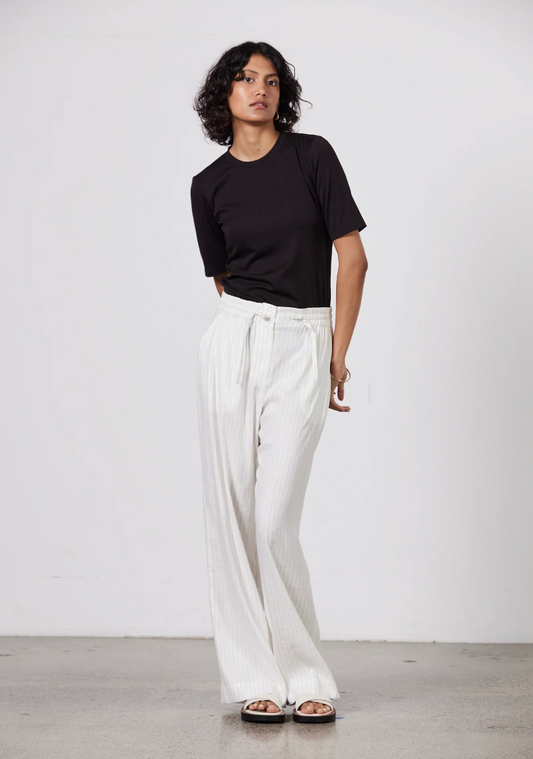 Jacque Pull On Linen Pant