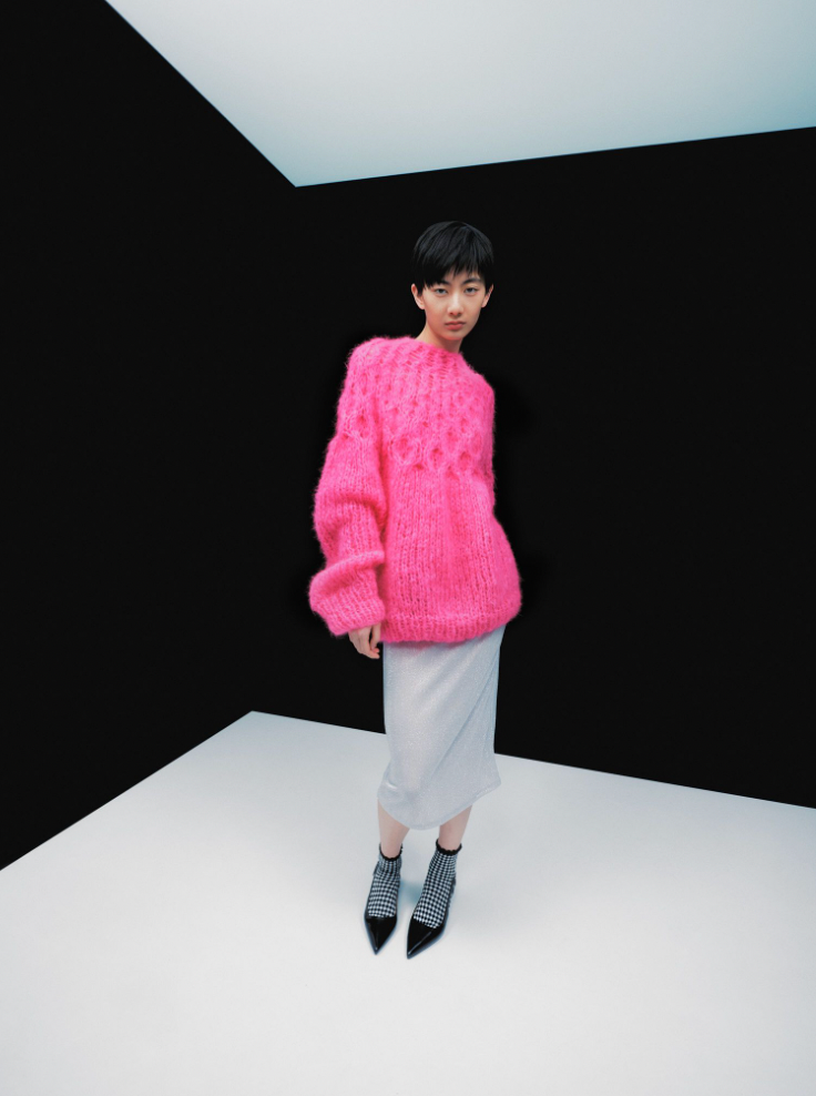 Maiami Berlin Neon Pink Mohair Pullover