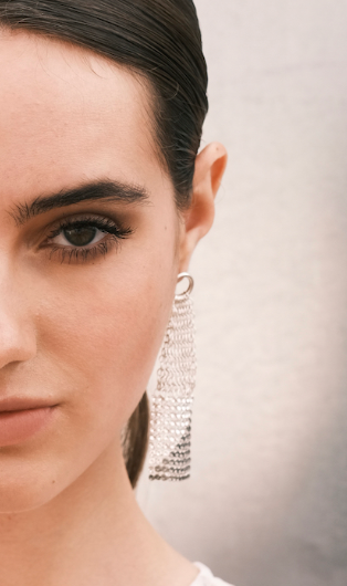 Laura B Jeanne Diagonal Earrings - Hearth Co