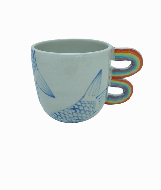 Mermaid Tail Cup - Double Handle
