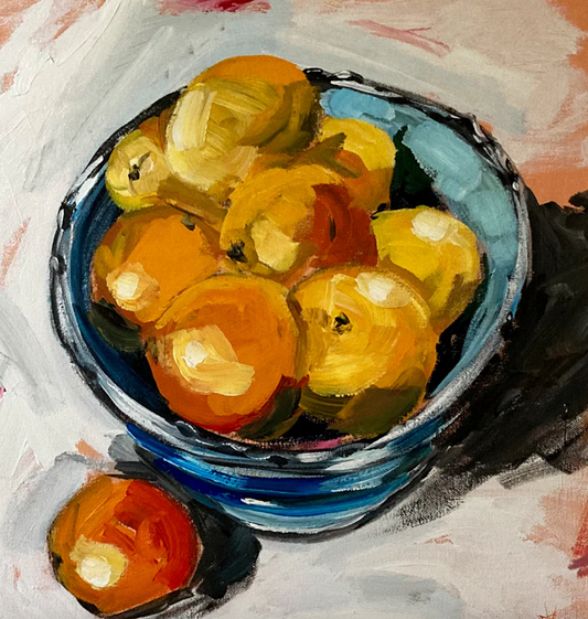 A Bowl Full Of Autumn - Ros Craig Artwork