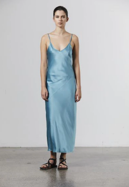 Silk Satin Slip Dress by Laing