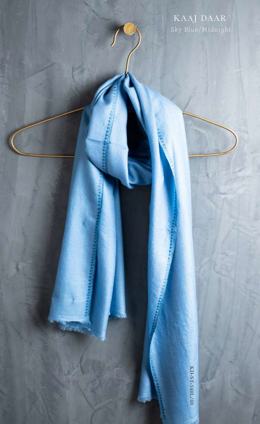 Kaaj Daar Stole by Andraab Jaipur