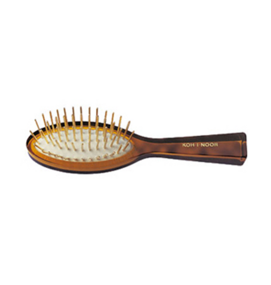 Koh I Noor Jaspe Pneumatic Gold Pin Hairbrush