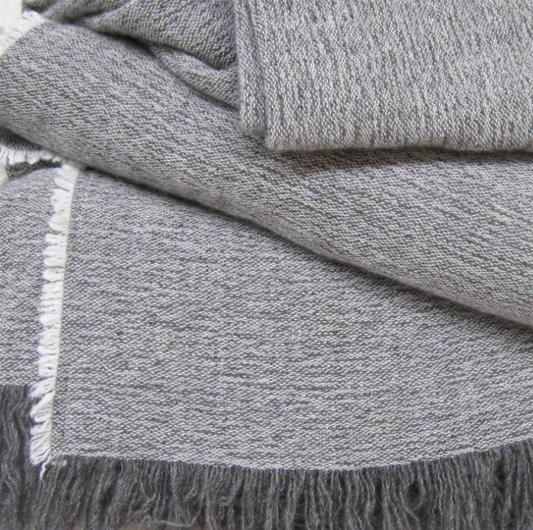 Stansborough Brushed Wool I Cloud Blanket