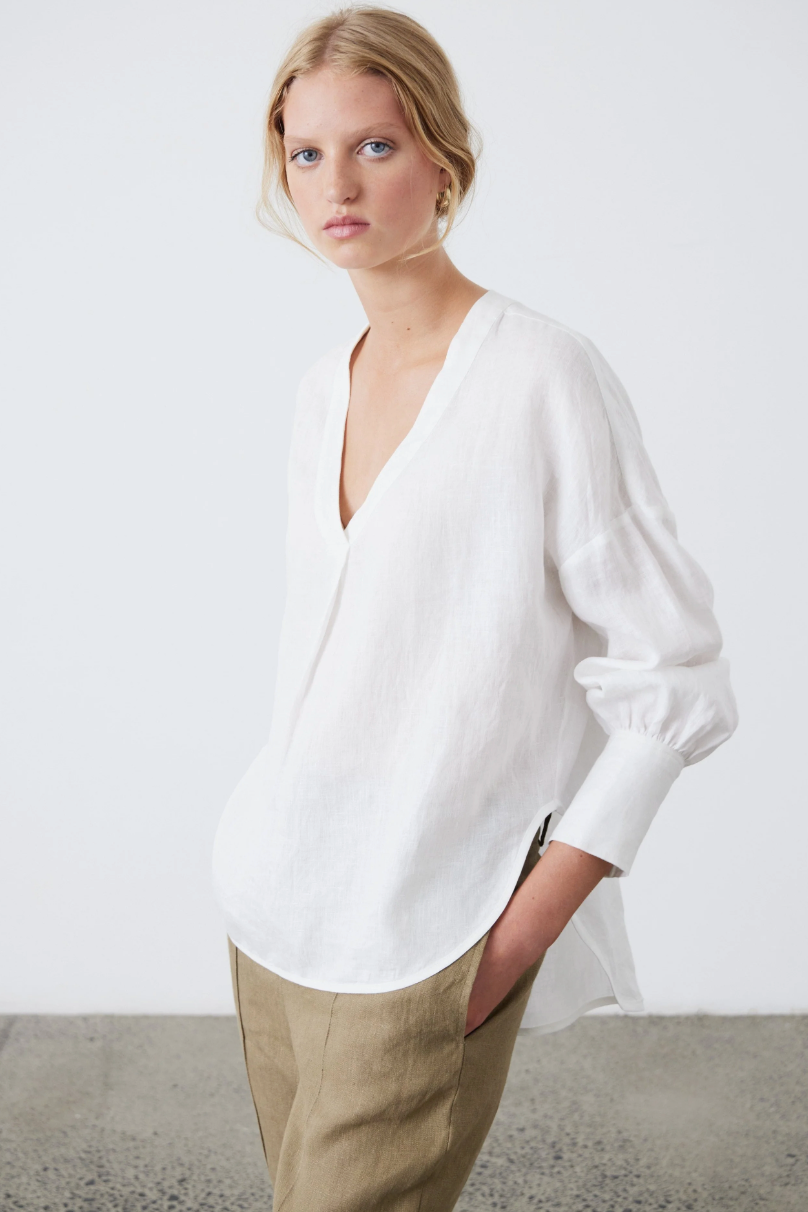 Palma Scoop Blouse by Laing