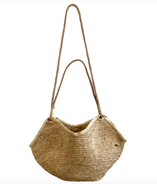 Aina Medium Raffia Bag