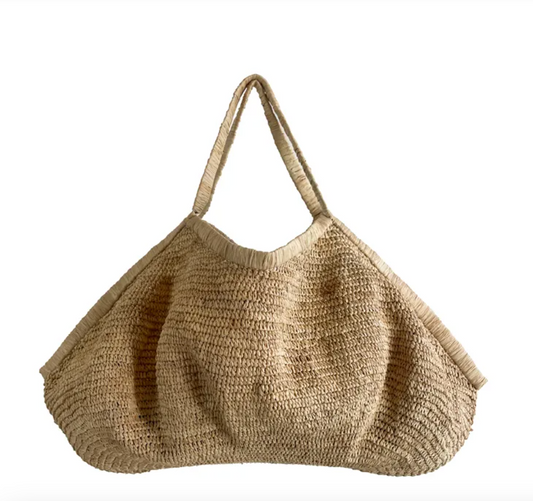 Aina Large Raffia Bag