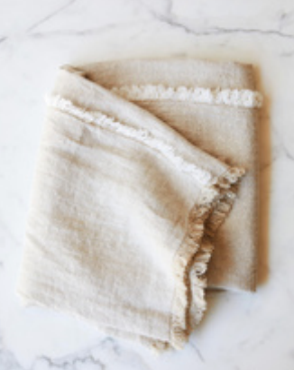 AITCH Woven Linen Throw