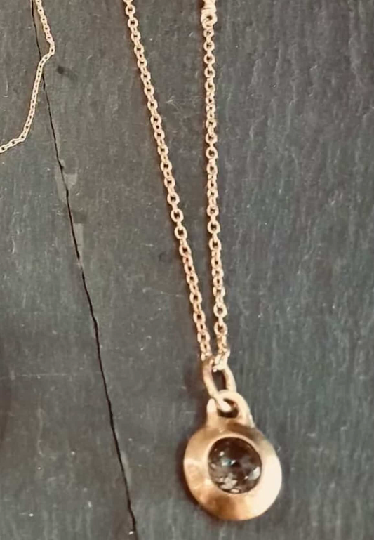 Johnny Ramli Gold Donut Gemstone Necklace