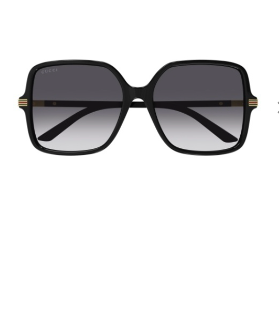Gucci Sunglasses - Oversized Square Shape Black