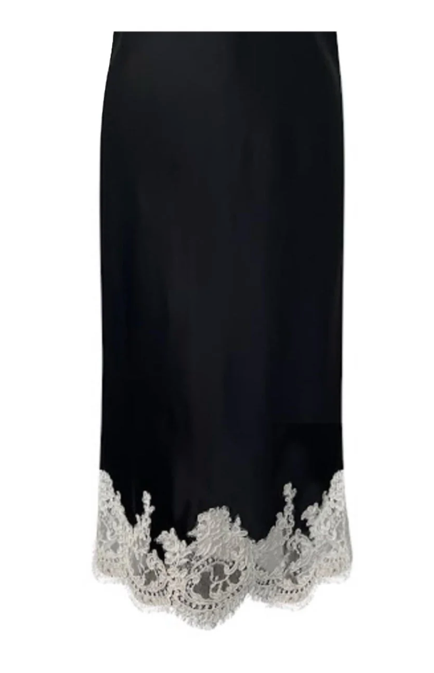 Bias silk midi skirt by Natalie Begg