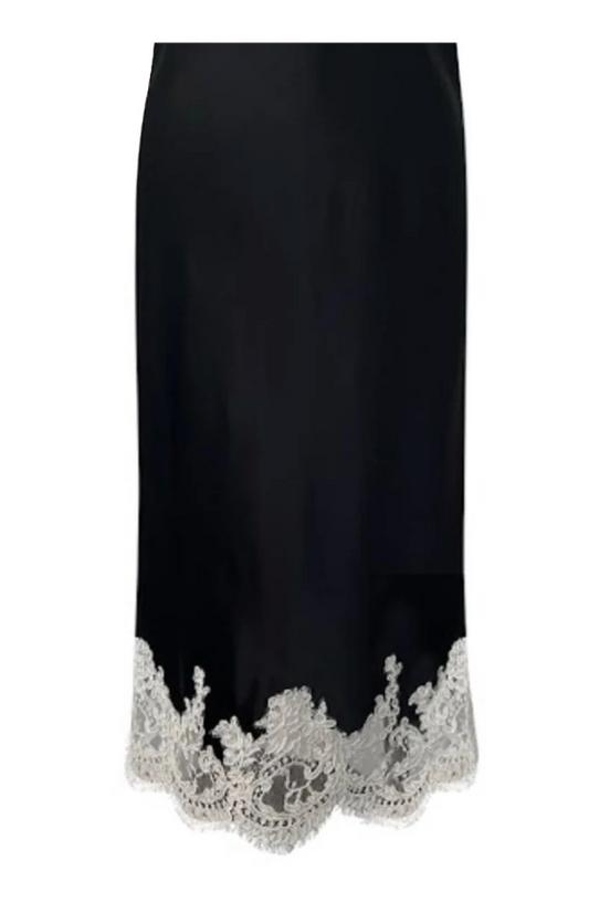 Bias silk midi skirt by Natalie Begg
