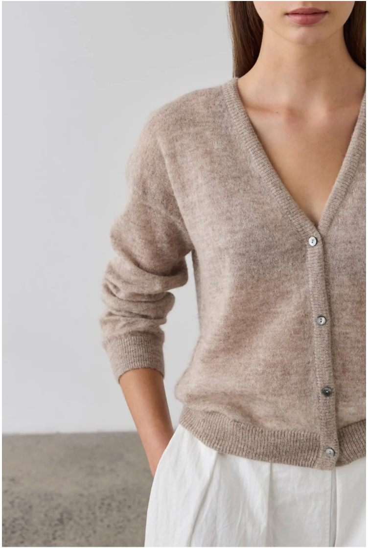 Fine Alpaca Cardigan by Laing Home