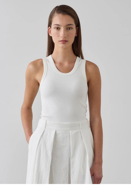 Ecru Cotton Tank by Laing Home