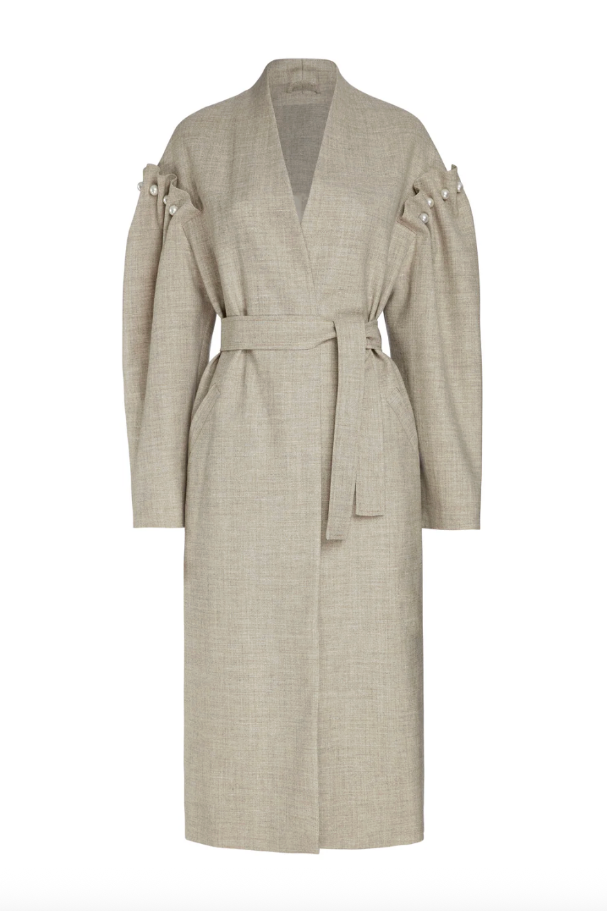 Dree Grey Undyed Coat