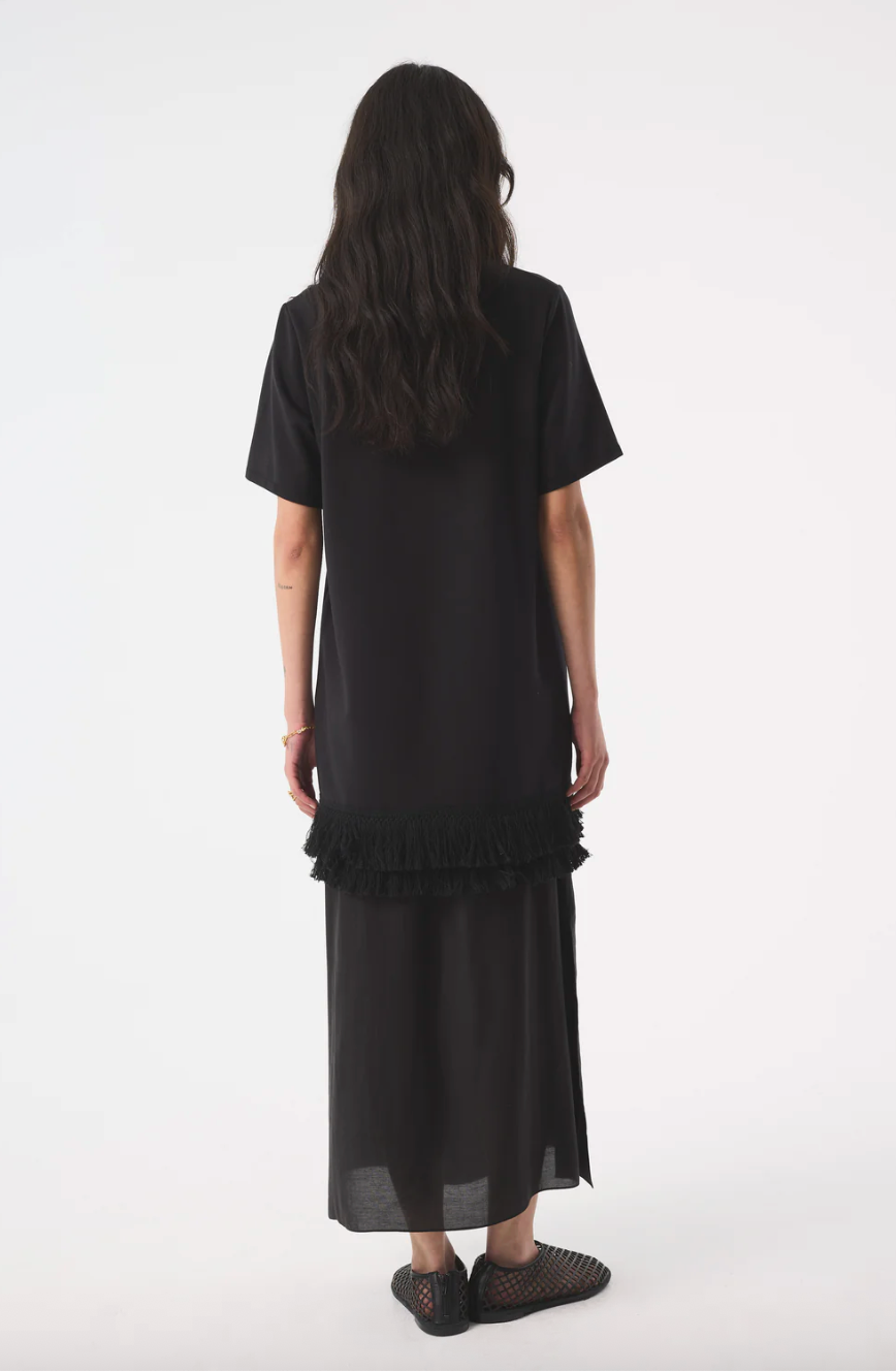 Raya Sheer Black Skirt