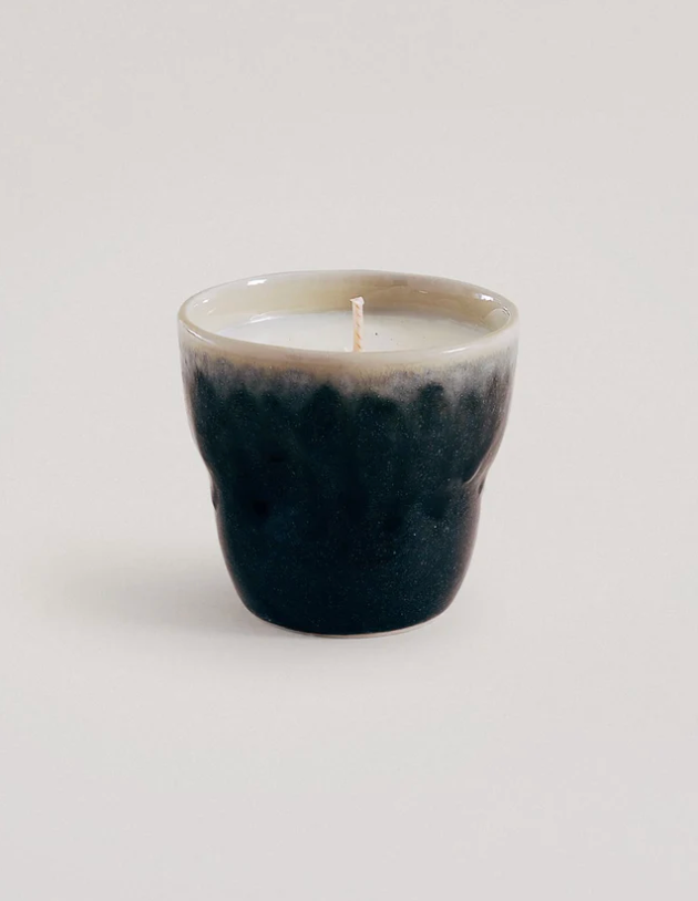 Inaba Pinch Candle - Indigo/Cream
