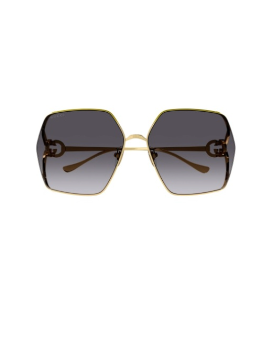 Gucci Sunglasses Vintage Gold Oversized Frame