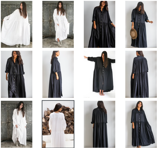 Aimee Long Dress - Broderie Anglais